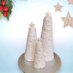 Holiday decor set of 3 beautiful tree